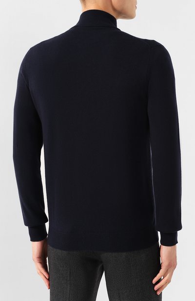 Кашемировый кардиган GIORGIO ARMANI темно-синего цвета по цене 141500 руб., арт. 6GSEA4/SMC2Z, фото 4 Кашемировый кардиган GIORGIO ARMANI, арт. 6GSEA4/SMC2Z, фото 4