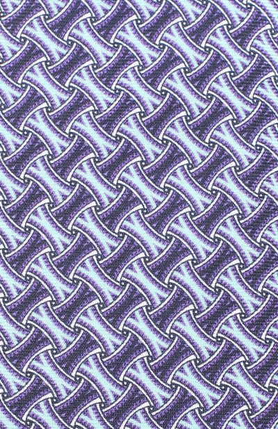 Шелковый галстук с узором TURNBULL & ASSER, арт. TIE002-BB401, фото 3