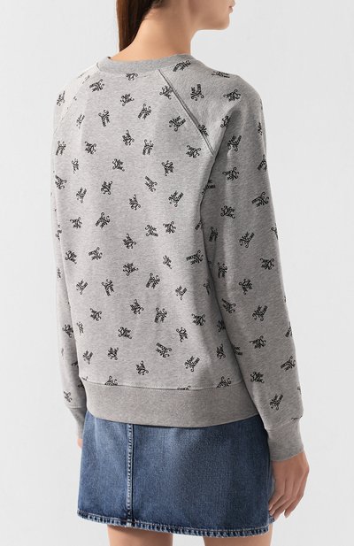 Хлопковый свитшот MARC JACOBS (THE) серого цвета по цене 26500 руб., арт. M4008007, фото 4 Хлопковый свитшот MARC JACOBS (THE), арт. M4008007, фото 4