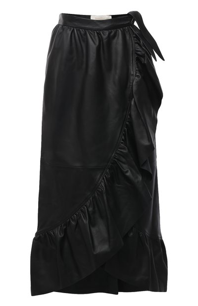 Женская кожаная юбка ZIMMERMANN, арт. 8725SLAD