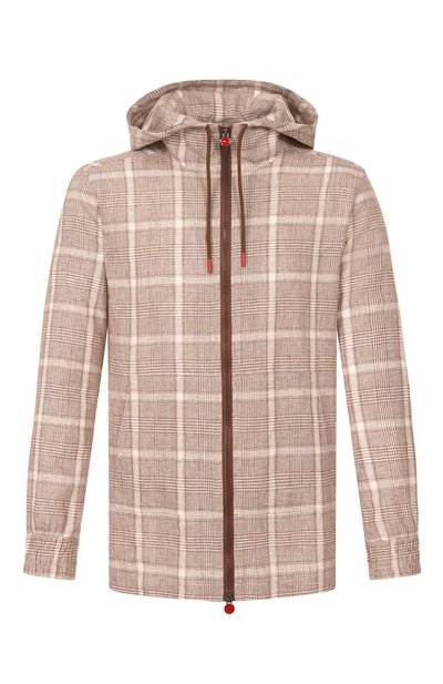 Мужской льняная толстовка KITON, арт. UMC010H096380