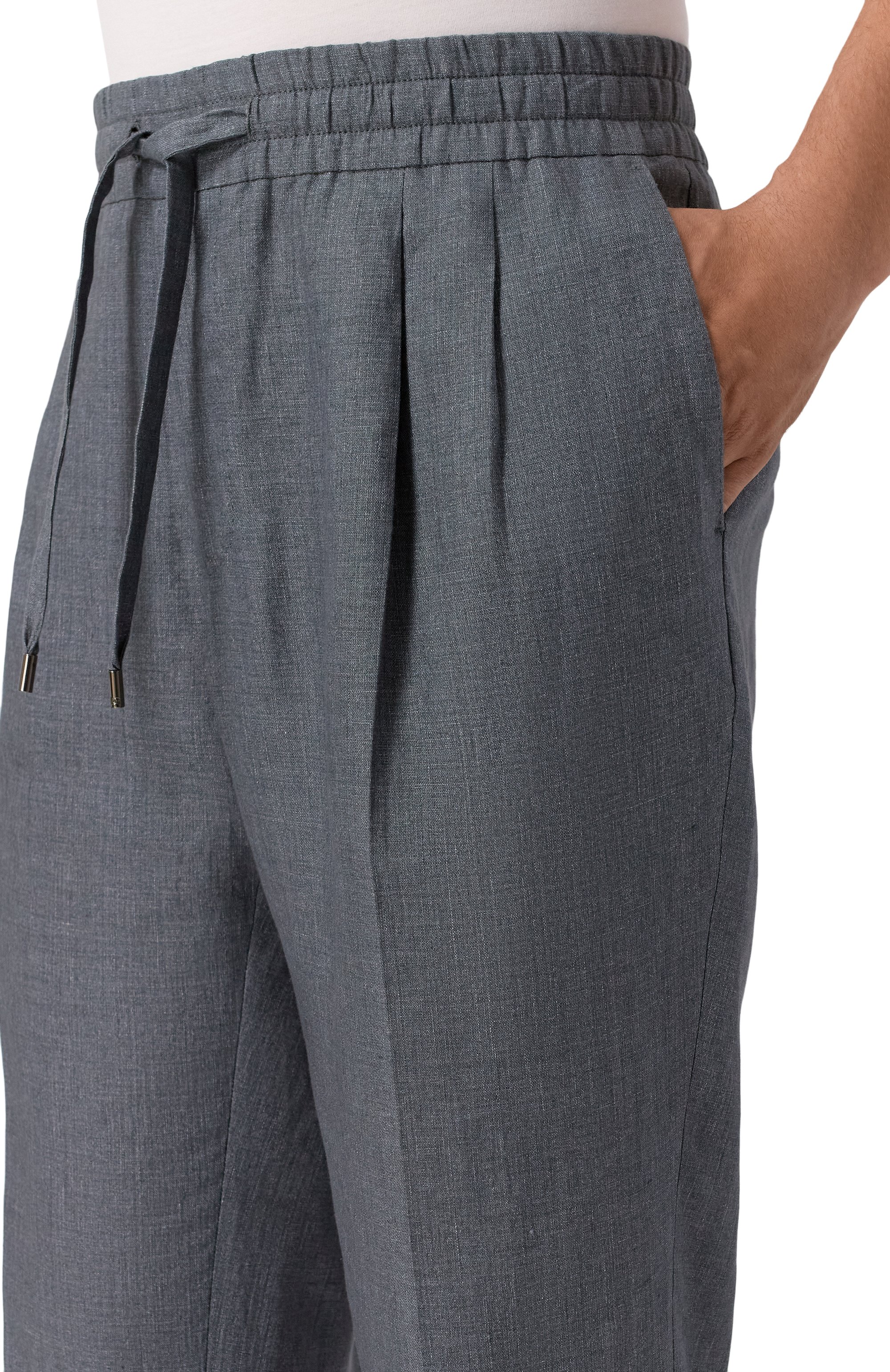 Льняные брюки DOLCE & GABBANA, арт. GP12QZ/FU4MF, фото 5