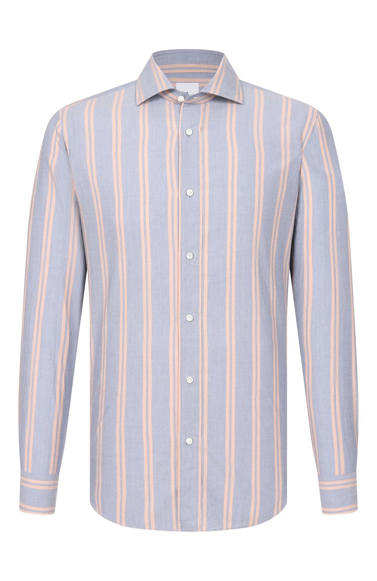 Рубашка из хлопка и лиоцелла GIAMPAOLO, арт. TS38042-70, фото 1