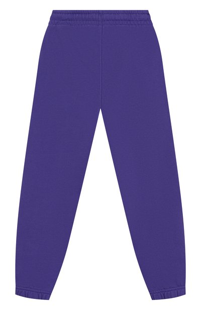 Хлопковые джоггеры OFF-WHITE фиолетового цвета по цене 21800 руб., арт. 0GCH001S25FLE002/4-12, фото 2 Хлопковые джоггеры OFF-WHITE, арт. 0GCH001S25FLE002/4-12, фото 2