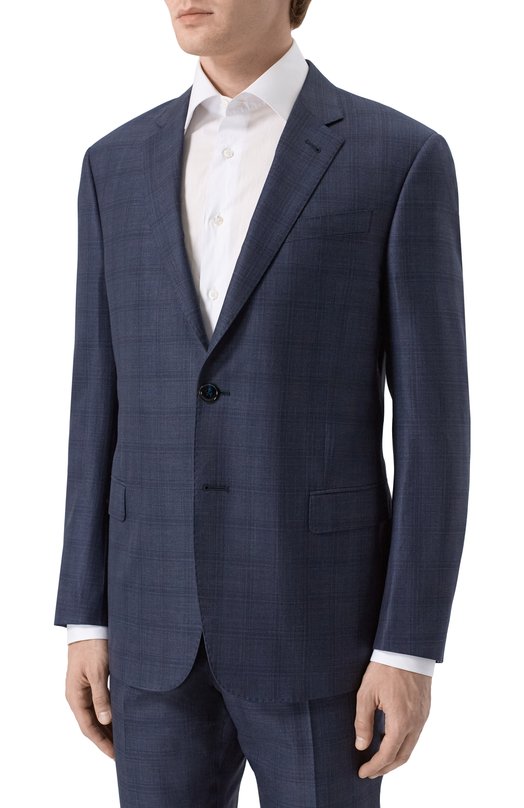 Костюм из шерсти и шелка Giorgio Armani GM000344/TE20044 Синий  GM000344/TE20044 Фото 2