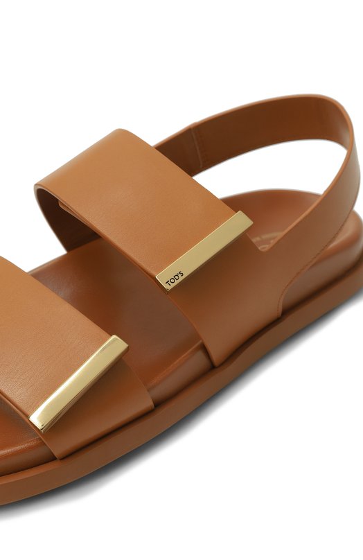 Кожаные сандалии Tod’s XXW68K0JE60N6M Коричневый  XXW68K0JE60N6M Фото 6