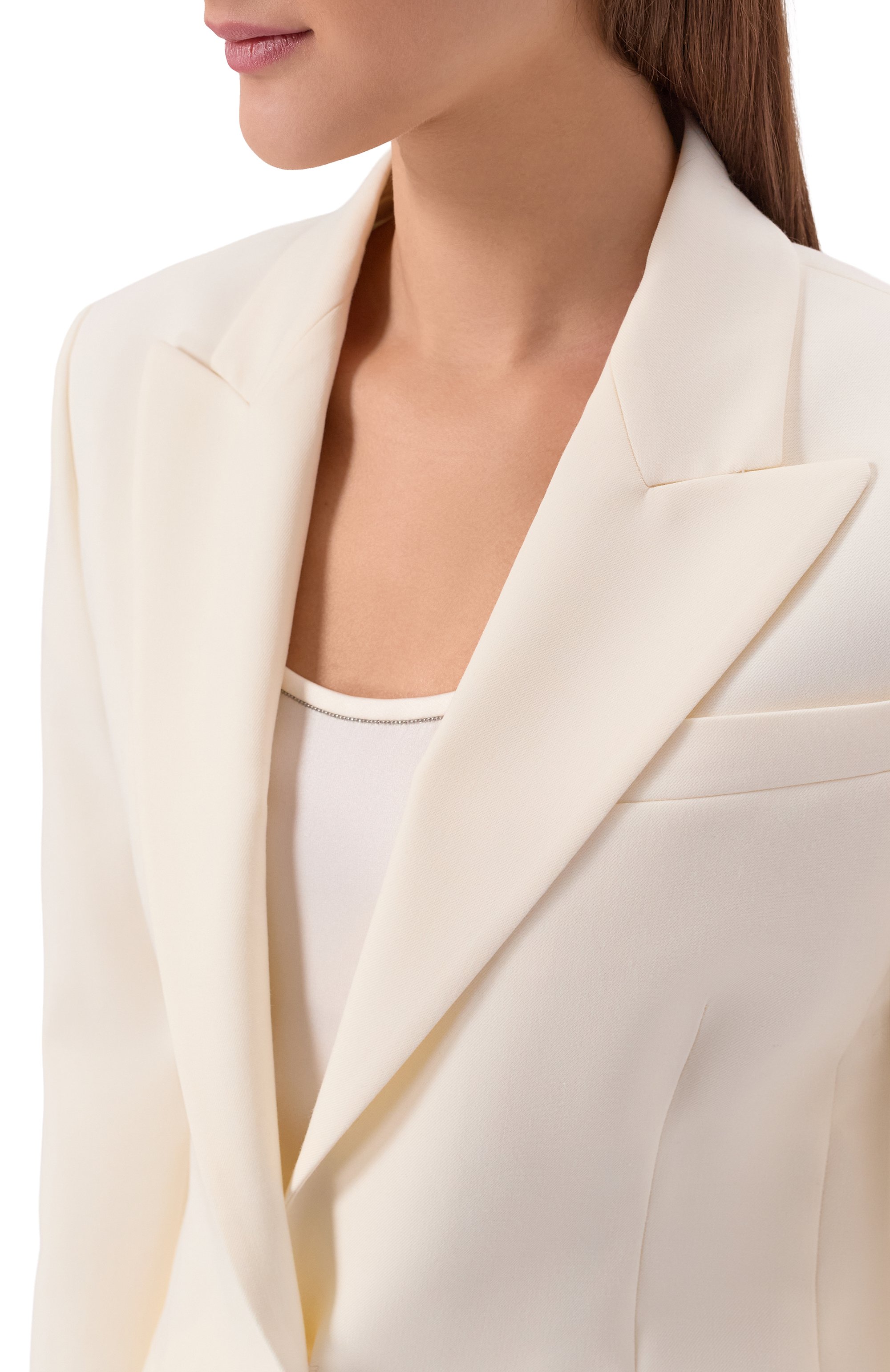 Жакет THE ANDAMANE молочного цвета по цене 99250 руб., арт. T193029A/TNW050, фото 5 Жакет THE ANDAMANE, арт. T193029A/TNW050, фото 5