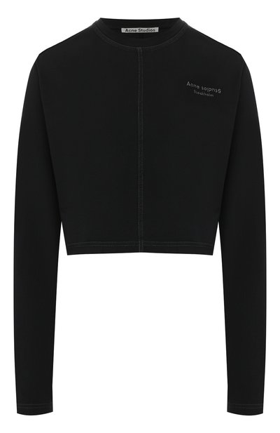 Женская хлопковый лонгслив ACNE STUDIOS, арт. AL0093