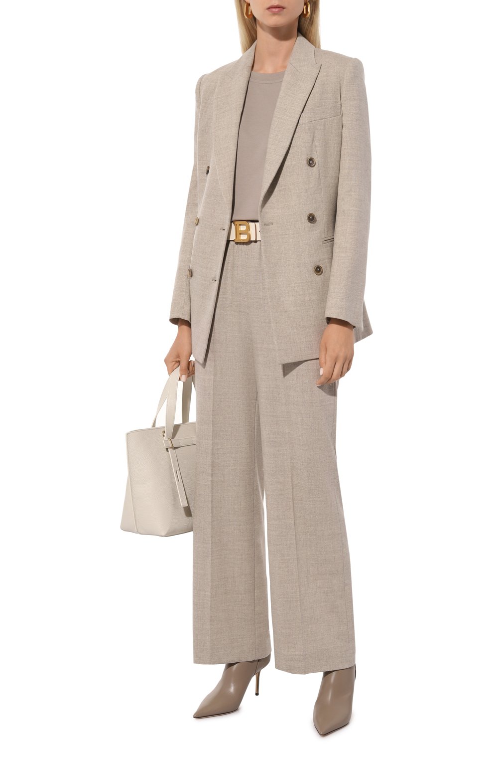 Шерстяные брюки LORENA ANTONIAZZI, арт. A2450PA31A/4010, фото 2