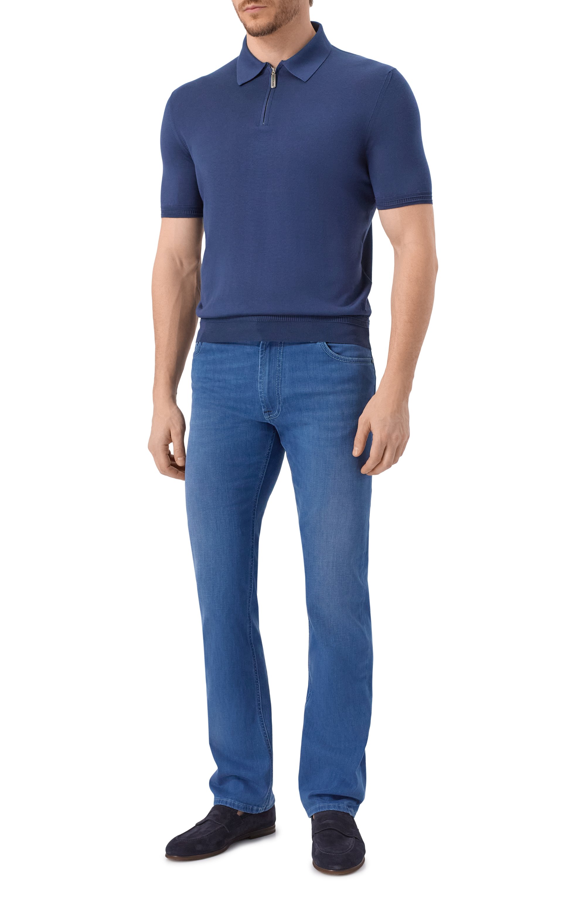 Шелковое поло STEFANO RICCI, арт. K616215P31/F25101, фото 2