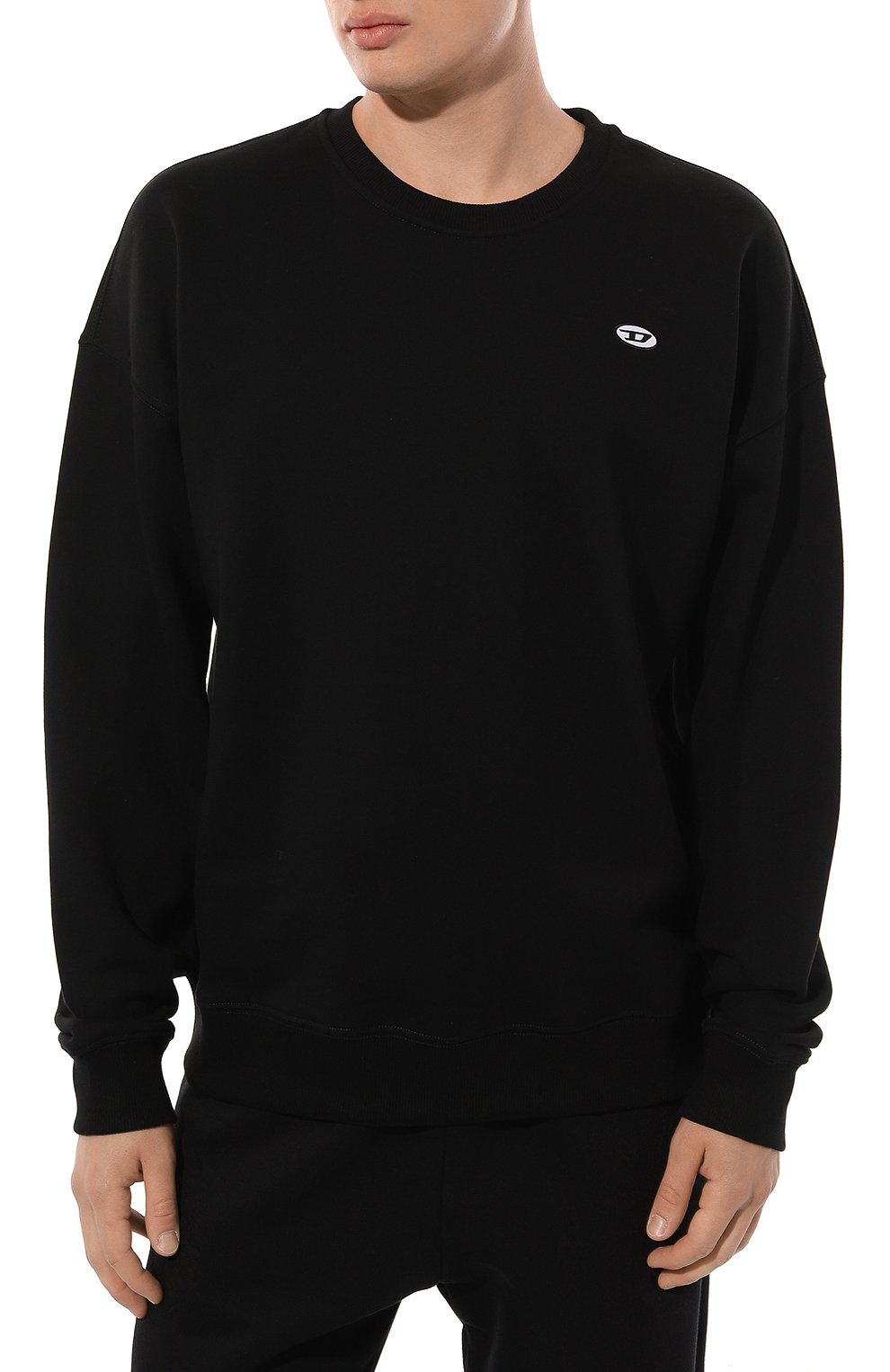 Хлопковый свитшот DIESEL, арт. A03785/0BKAF, фото 3