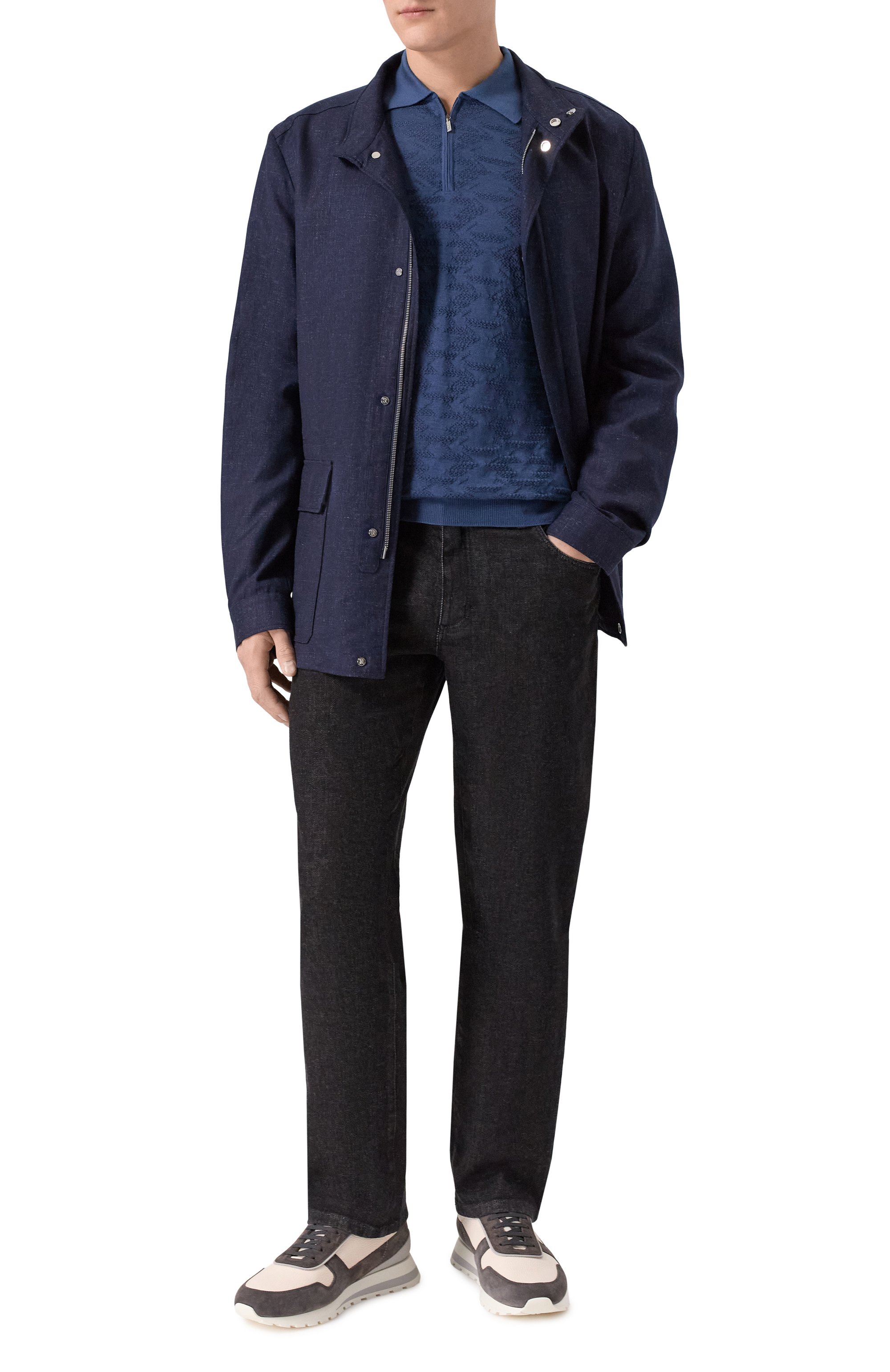 Поло из кашемира и шелка ZILLI, арт. KZP001M0330VVAE00, фото 2