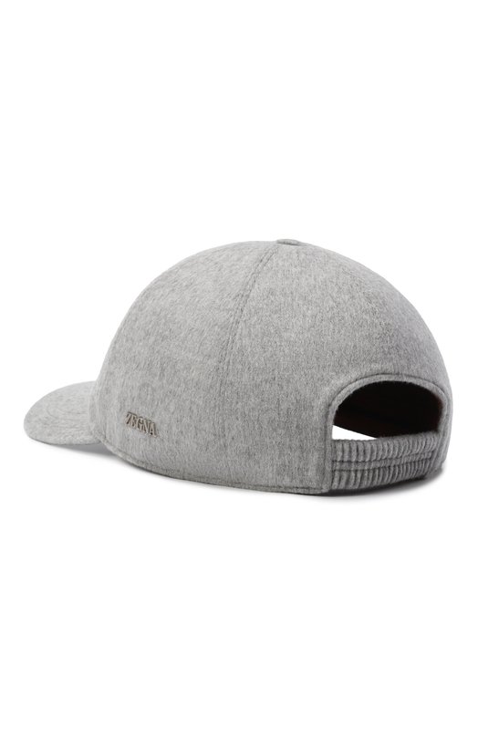 Кашемировая бейсболка Zegna B8D/Z8I09HA8 Серый  B8D/Z8I09HA8 Фото 3