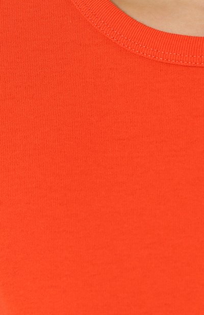 Хлопковая футболка HELMUT LANG красного цвета по цене 10750 руб., арт. I10HW508, фото 5 Хлопковая футболка HELMUT LANG, арт. I10HW508, фото 5