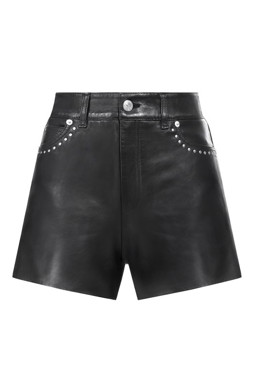 Кожаные шорты Zadig and Voltaire RWBS01029 Чёрный RWBS01029