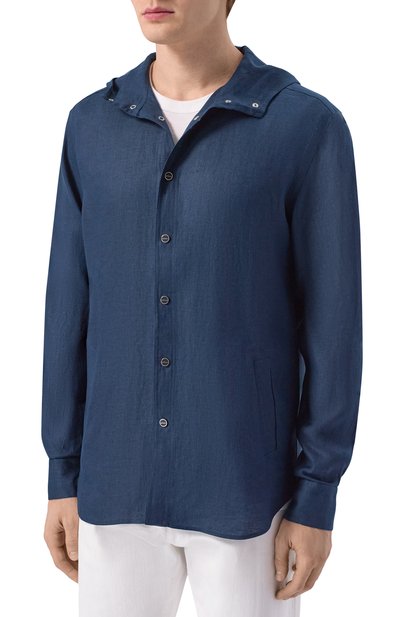 Льняная рубашка KITON, арт. UMCMARH09690, фото 3