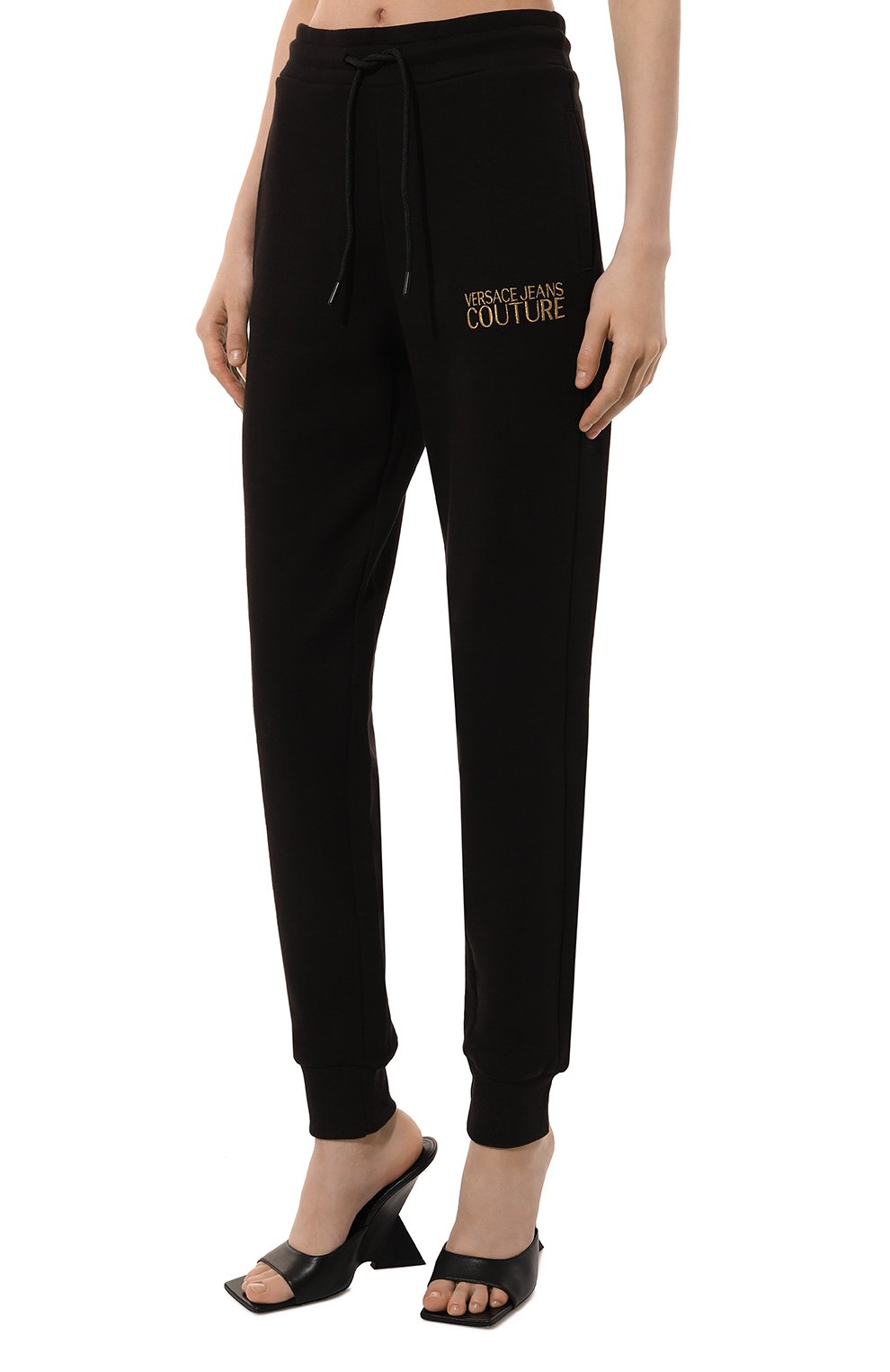 Хлопковые джоггеры VERSACE JEANS COUTURE, арт. 77HAAT06/CF01T, фото 3