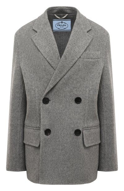 Женское шерстяное полупальто PRADA, арт. P666MG-1ZXB-F0031-212