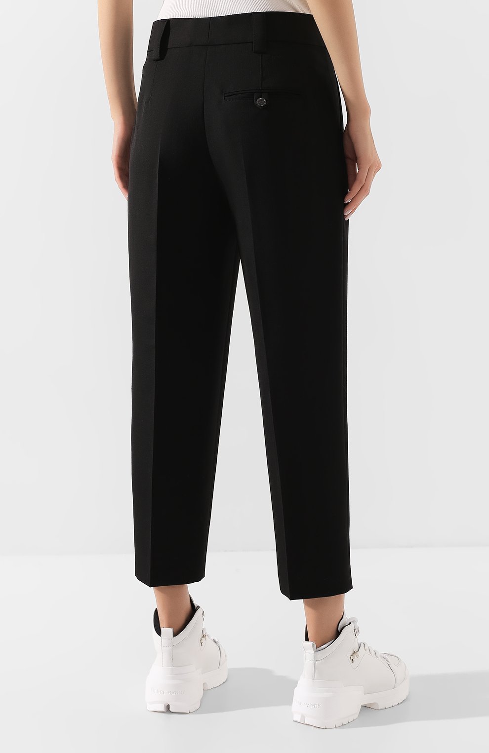 Брюки ACNE STUDIOS черного цвета по цене 25250 руб., арт. AK0147, фото 4 Брюки ACNE STUDIOS, арт. AK0147, фото 4