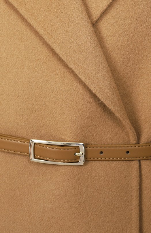 Полупальто из шерсти и кашемира Max Mara Studio BLASY Бежевый  BLASY Фото 6