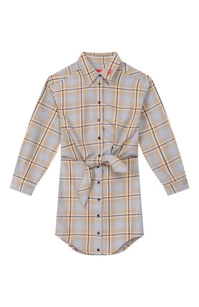Хлопковое платье-рубашка DIESEL, арт. J02907/KXBU9
