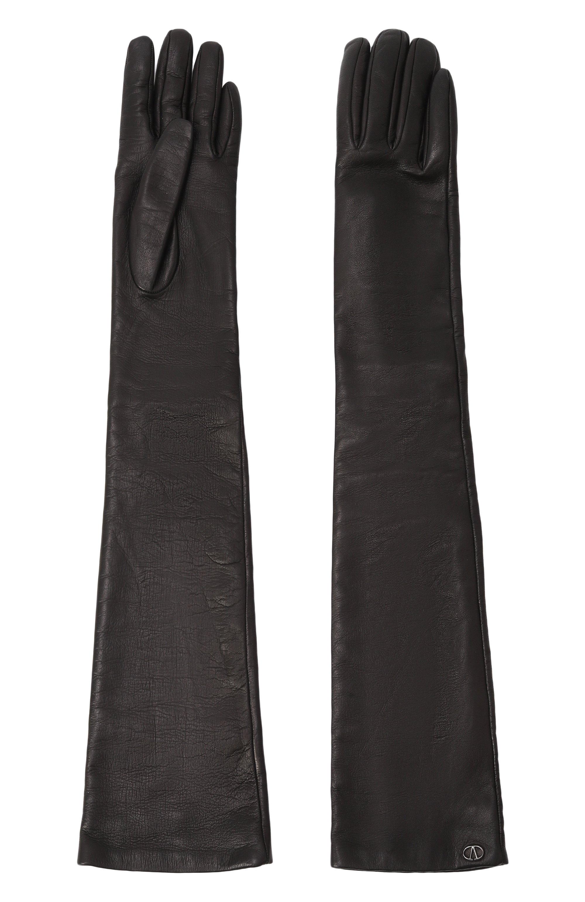 Кожаные перчатки VALENTINO, арт. 5W0GCA19/WBU, фото 2