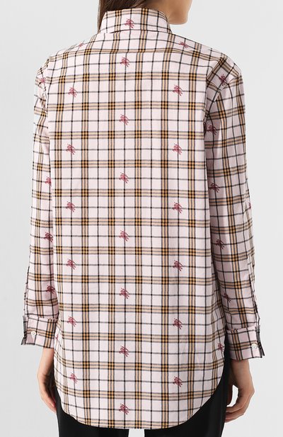 Хлопковая рубашка BURBERRY, арт. 8007640, фото 4