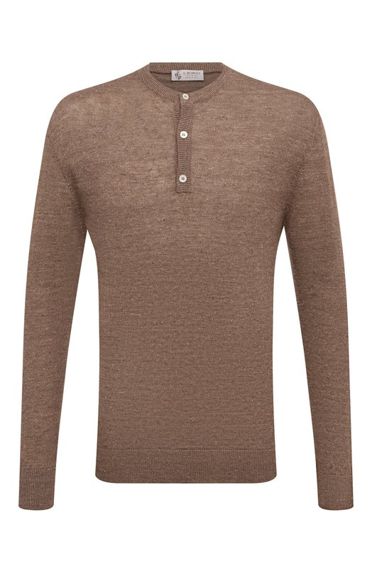 Джемпер изо льна хлопка Il Borgo Cashmere 18700₽