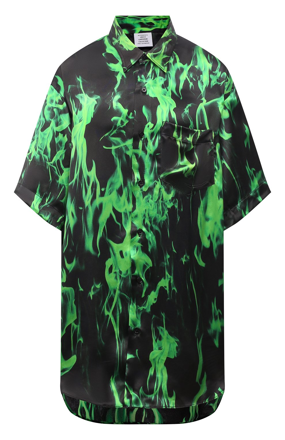 Рубашка из вискозы VETEMENTS, арт. UA52SH450G 2610/W, фото 1