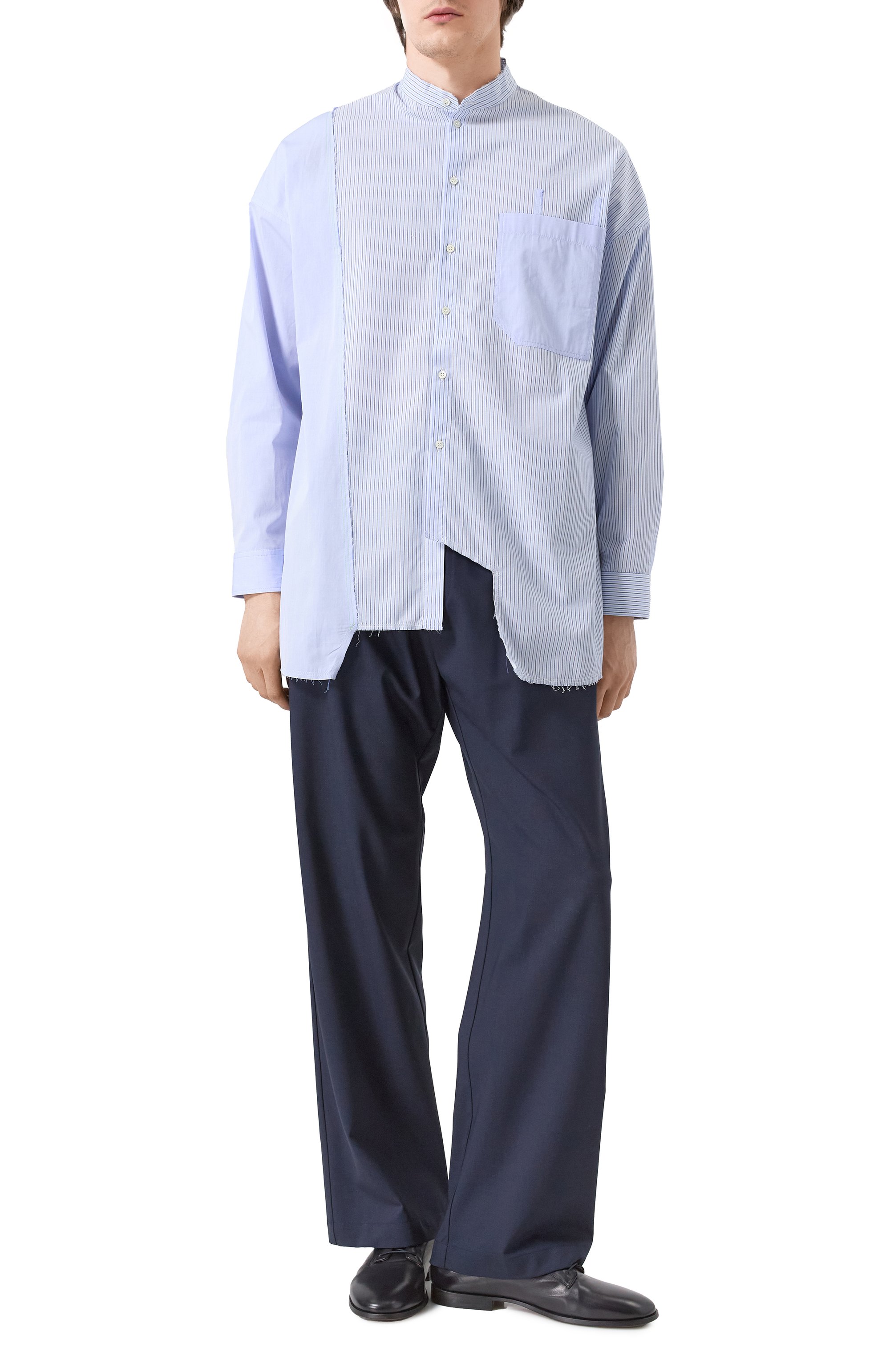 Хлопковая рубашка ISABEL BENENATO, арт. UW51S25, фото 2