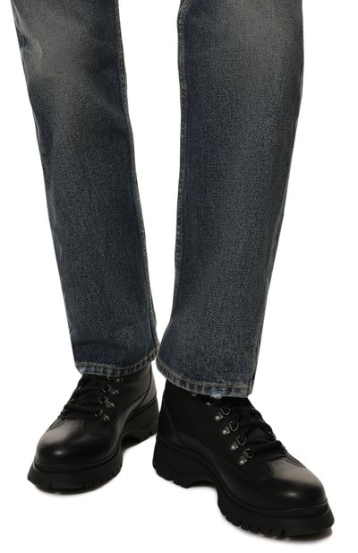 Комбинированные ботинки PRADA, арт. 1T495M-3LFY-F0002-ZF30, фото 3