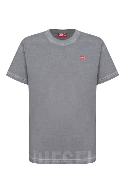 Хлопковая футболка Diesel A18739/0IKBQ Серый A18739/0IKBQ