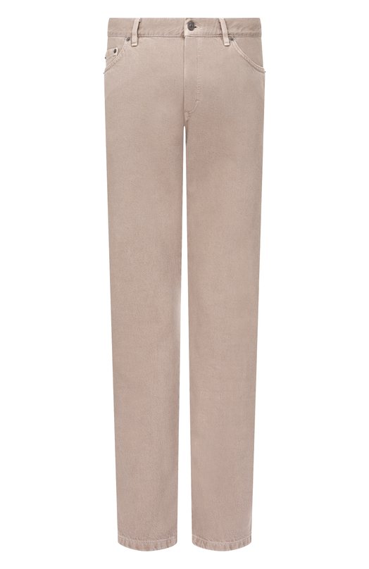 Джинсы Regular Zegna GAN/UCIB5A6 Бежевый GAN/UCIB5A6