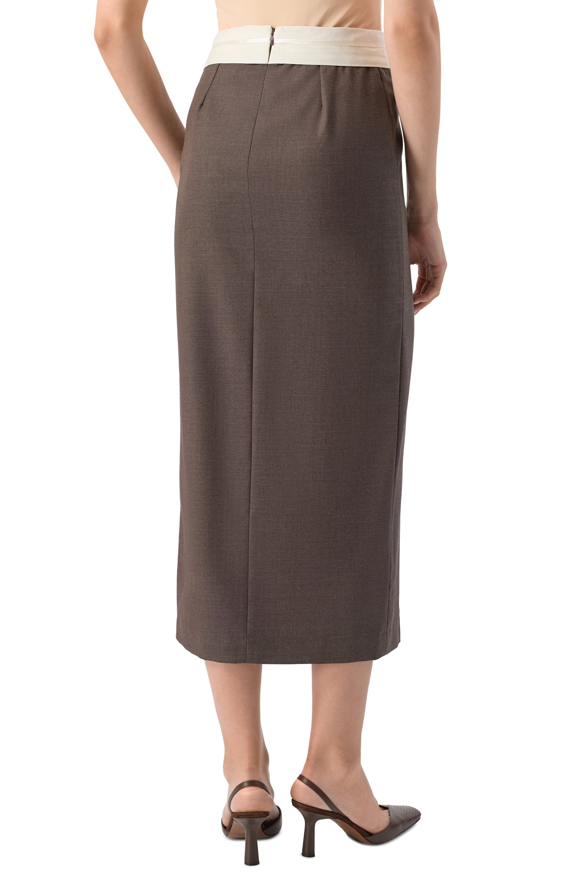 Шерстяная юбка ERIKA CAVALLINI, арт. P5WZ18, фото 4