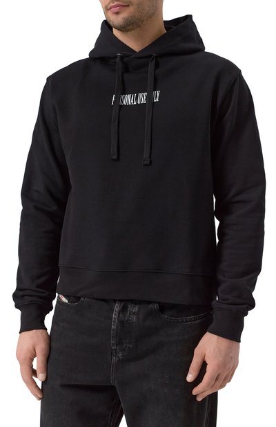 Хлопковое худи DIEGO VENTURINO, арт. DVFLHPU0, фото 3