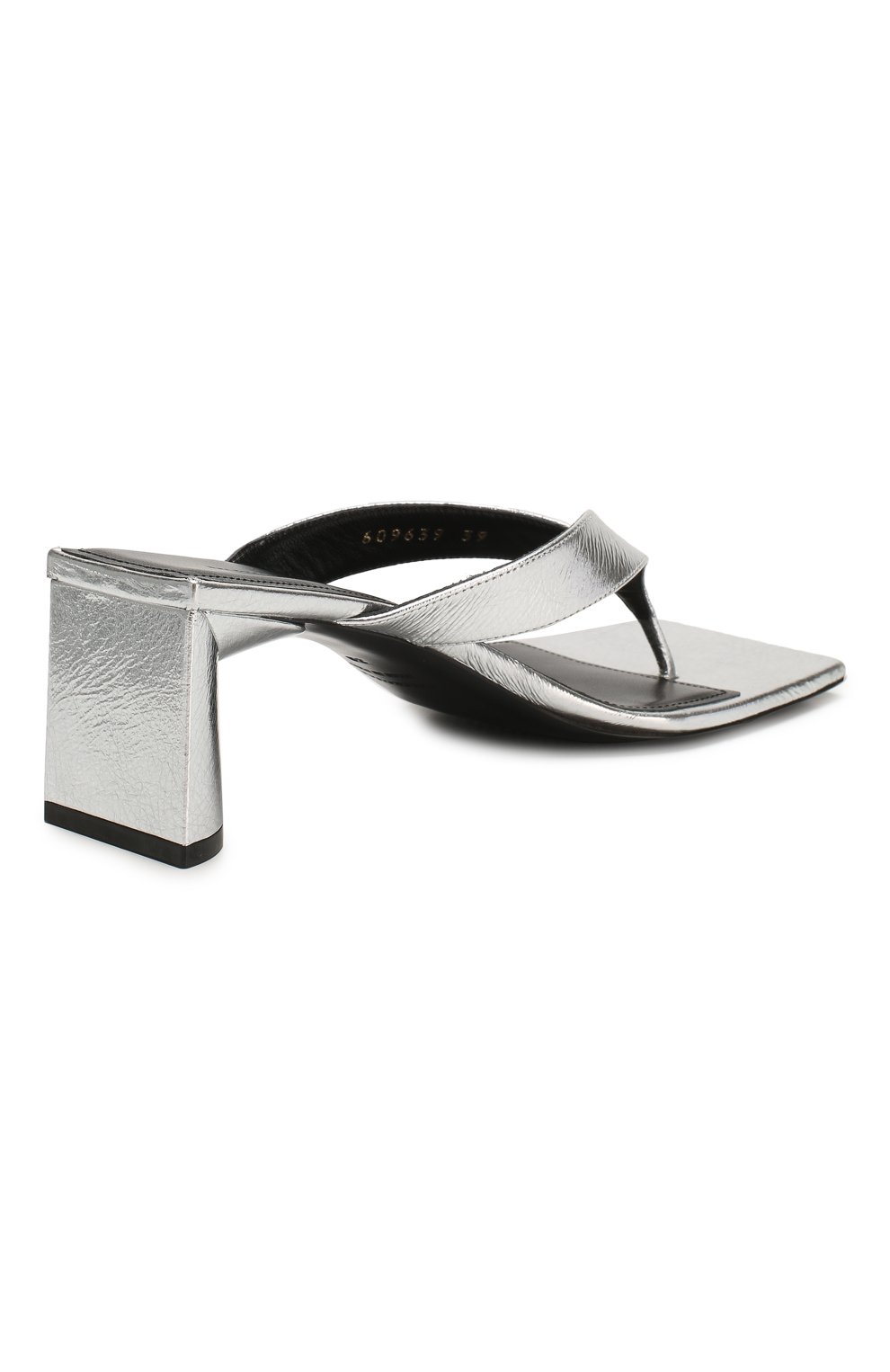 Кожаные мюли double square BALENCIAGA, арт. 609639/WA973, фото 4