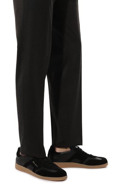 Кожаные кеды dbs-olympic SANTONI, арт. MBPL21975FARTSZ7N01, фото 3