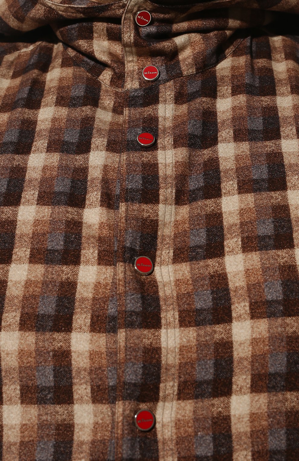 Хлопковая рубашка KITON, арт. UMCMARH0830802/46-50, фото 5