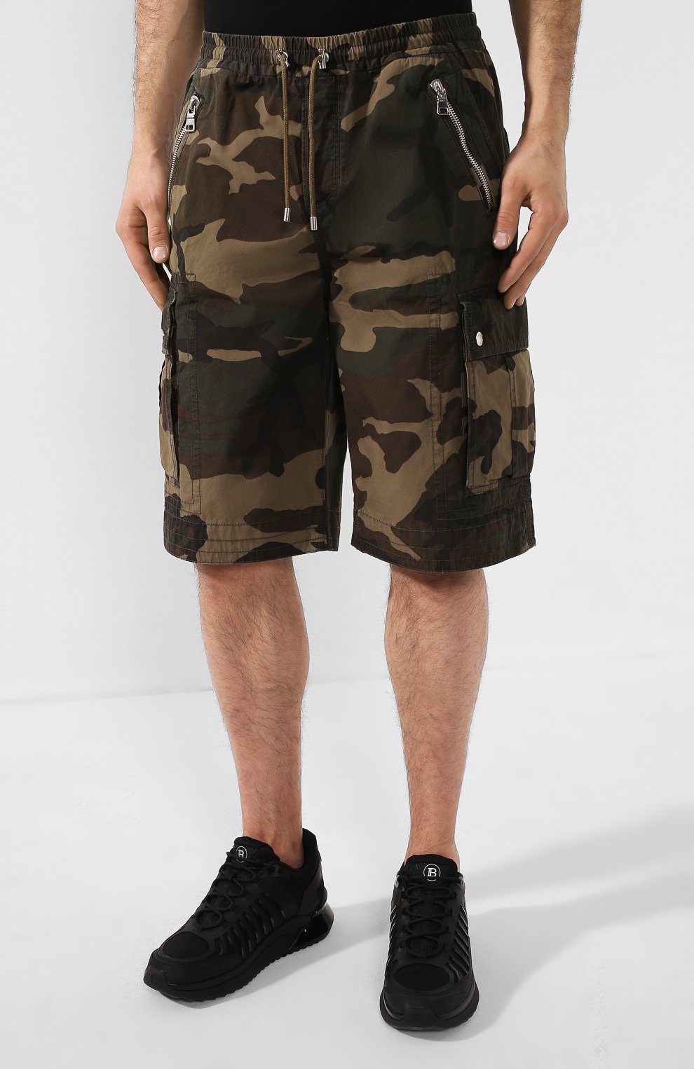 Хлопковые шорты BALMAIN, арт. TH15586/Z084, фото 3