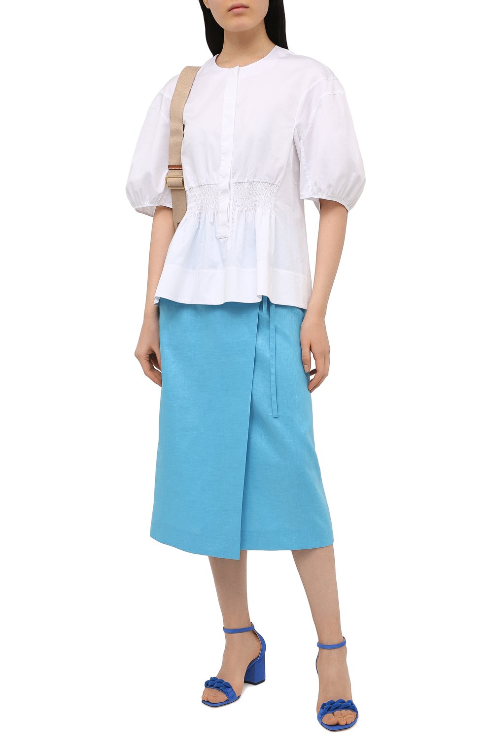 Замшевые босоножки amelina 75 STUART WEITZMAN, арт. S0692, фото 2