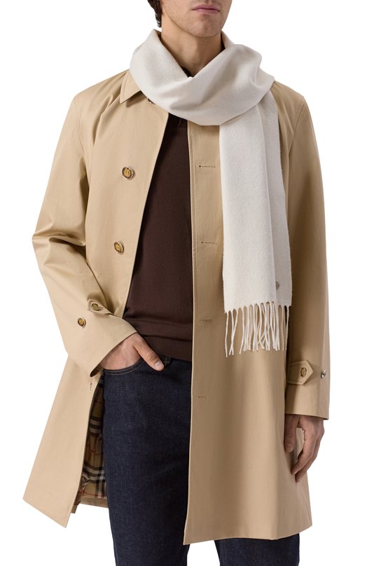 Шарф из шелка и кашемира Zilli SSIR00M0236VZI0C0 Бежевый  SSIR00M0236VZI0C0 Фото 2