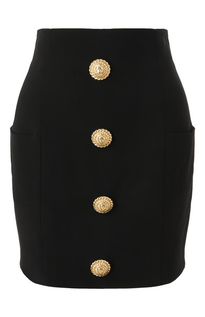 Женская юбка из вискозы BALMAIN, арт. DF0LBA35/VB00