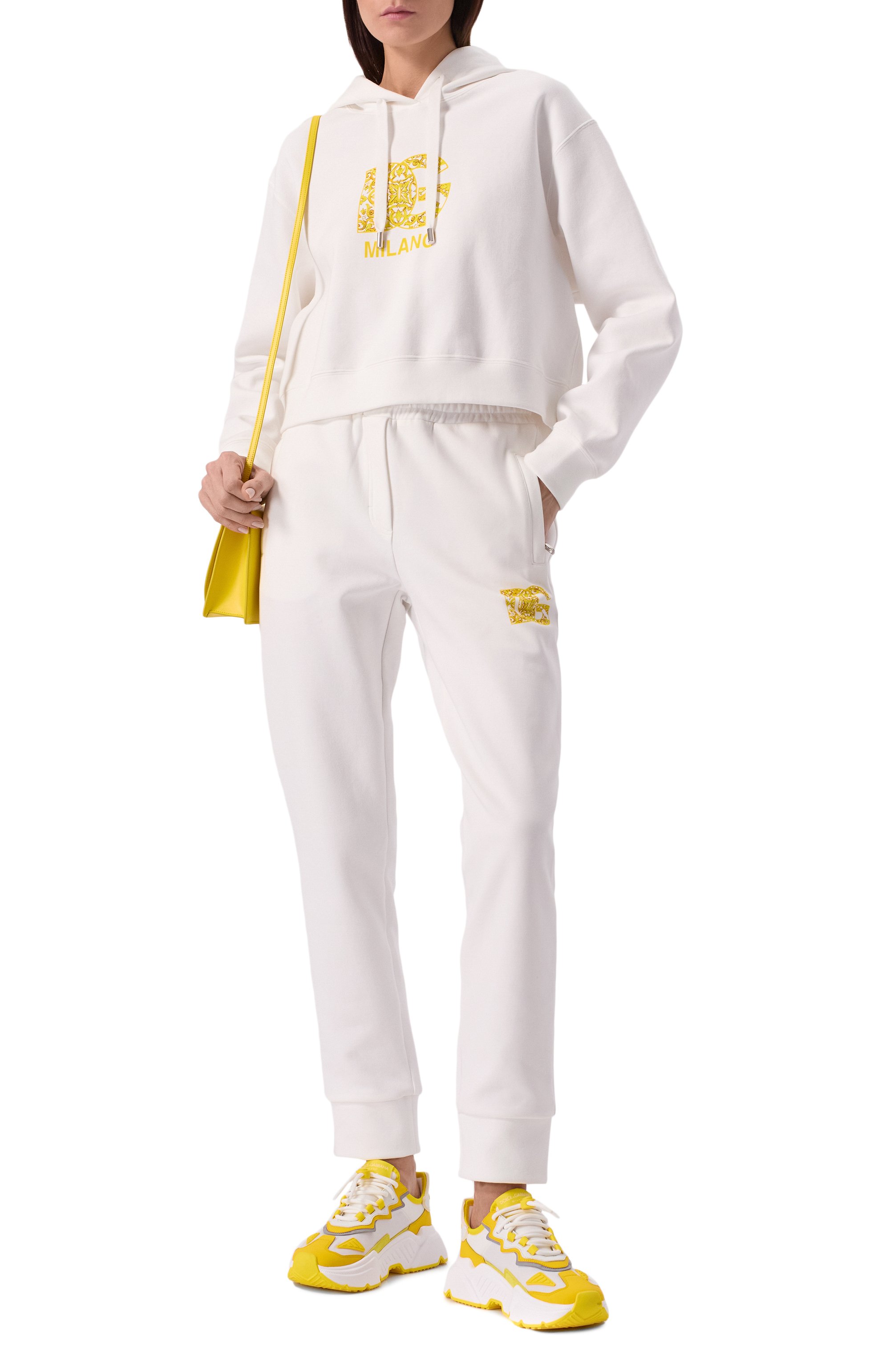 Хлопковые джоггеры DOLCE & GABBANA, арт. FTBX5T/GDBY0, фото 2