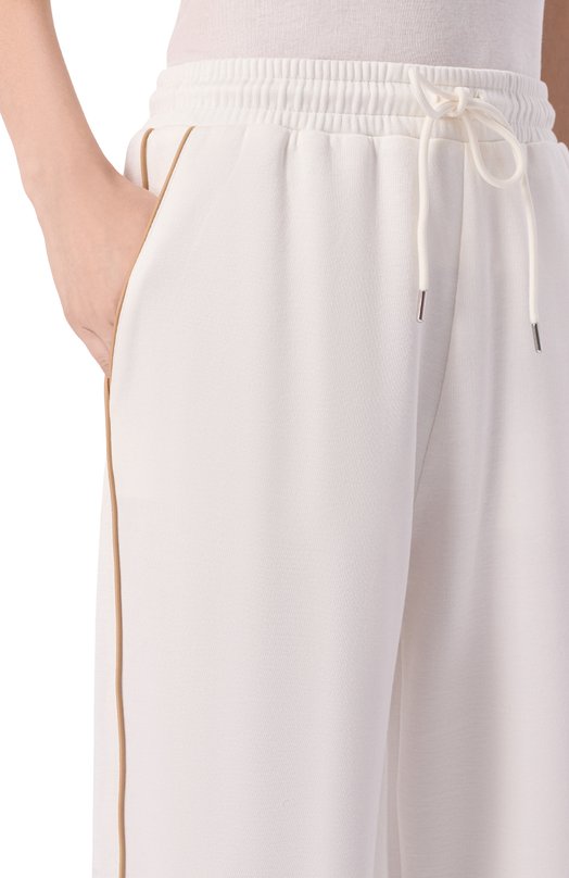 Брюки из шелка и хлопка MVST M26.2PW.T034/F088 D0NDI JERSEY Белый  M26.2PW.T034/F088 D0NDI JERSEY Фото 5