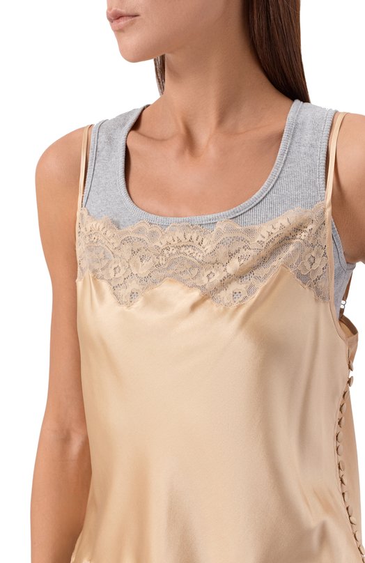 Атласный топ Daniil Antsiferov DA_1880 Бежевый  DA_1880 Фото 5