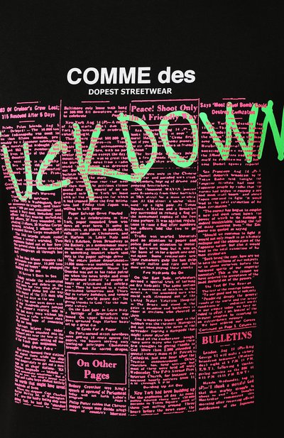 Хлопковая футболка COMME DES FUCKDOWN, арт. CDFU777, фото 5
