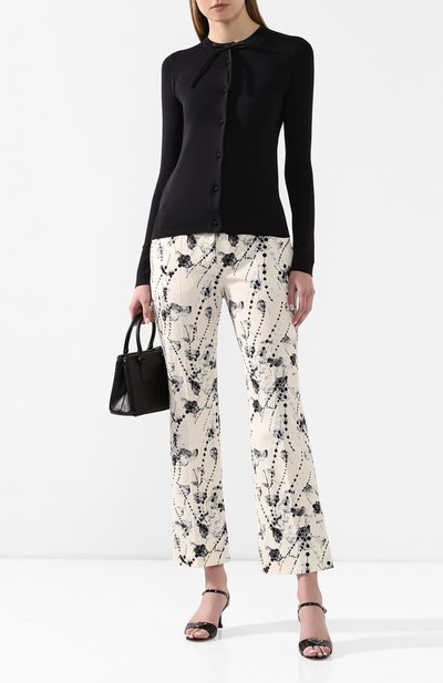 Шерстяные брюки PRADA, арт. P248D-1WXP-F0002, фото 2
