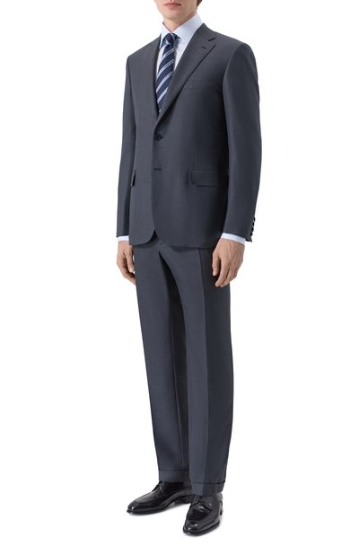 Шерстяной костюм BRIONI серого цвета по цене 754500 руб., арт. RA000L/P5AMI, фото 1 Шерстяной костюм BRIONI, арт. RA000L/P5AMI, фото 1