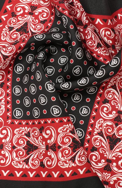 Шелковый платок DOLCE & GABBANA разноцветного цвета по цене 15600 руб., арт. GR412E/G0T19, фото 2 Шелковый платок DOLCE & GABBANA, арт. GR412E/G0T19, фото 2
