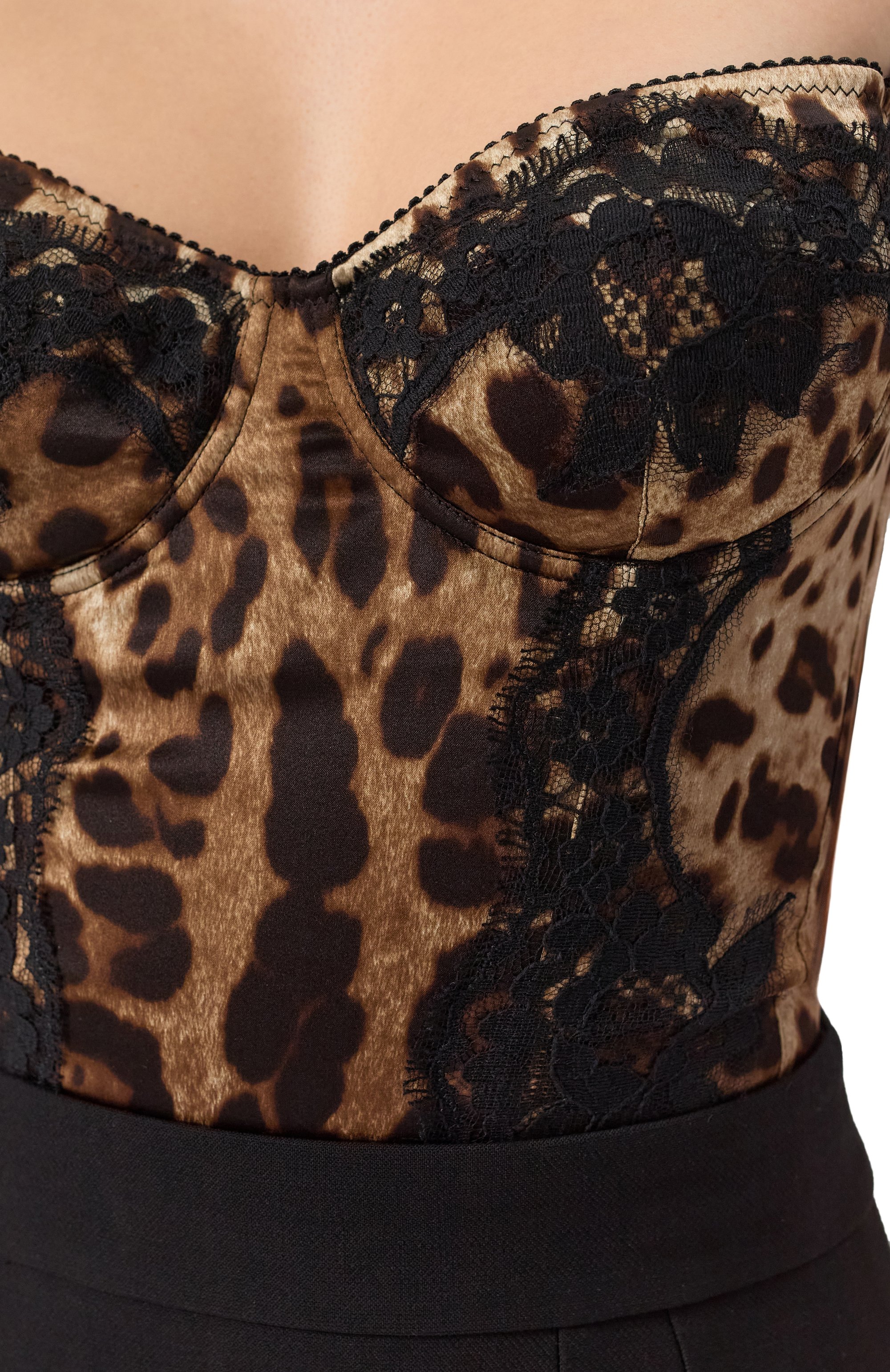 Боди из шелка и хлопка DOLCE & GABBANA, арт. 09A05T/0N021, фото 5